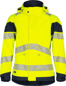 SYNQ Damen Warnregenjacke Jacklight