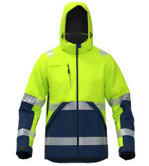 BoSafety Warnschutz-Wintersoftshelljacke Valencia