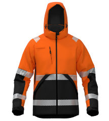 BoSafety Warnschutz-Wintersoftshelljacke Valencia