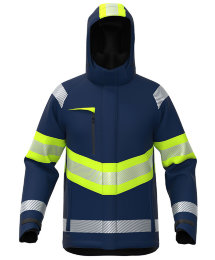 BoSafety Warnschutz-Wintersoftshelljacke Atlanta