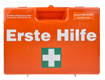 Erste Hilfe Koffer ÖNORM Z1020:2025