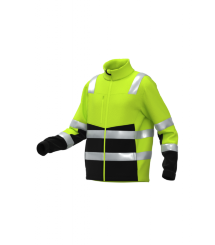 BoSafety® Warnschutz Fleecejacke FLEECE FIT, Kl.2