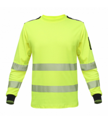 BoSafety Warnschutz Langarmshirt RICO LONG Kl.3
