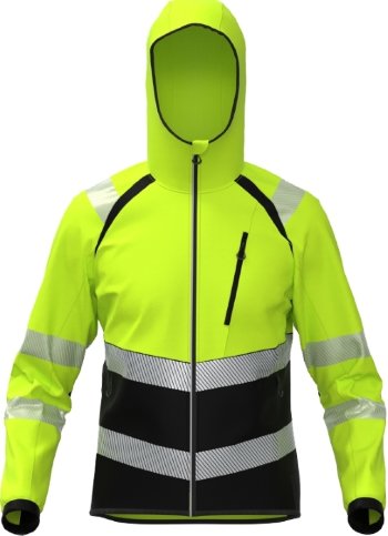 BoSafety Warnschutz-Softshelljacke TOPEK HI-VIS Kl.2 BoSafety Warnschutz-Softshelljacke TOPEK HI-VIS Kl.2