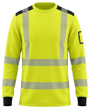 BoSafety Warnschutz Langarmshirt RICO LONG Kl.3