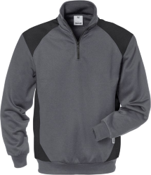  Fristads® Sweatshirt FUSION 7048 SHV / grau/schwarz