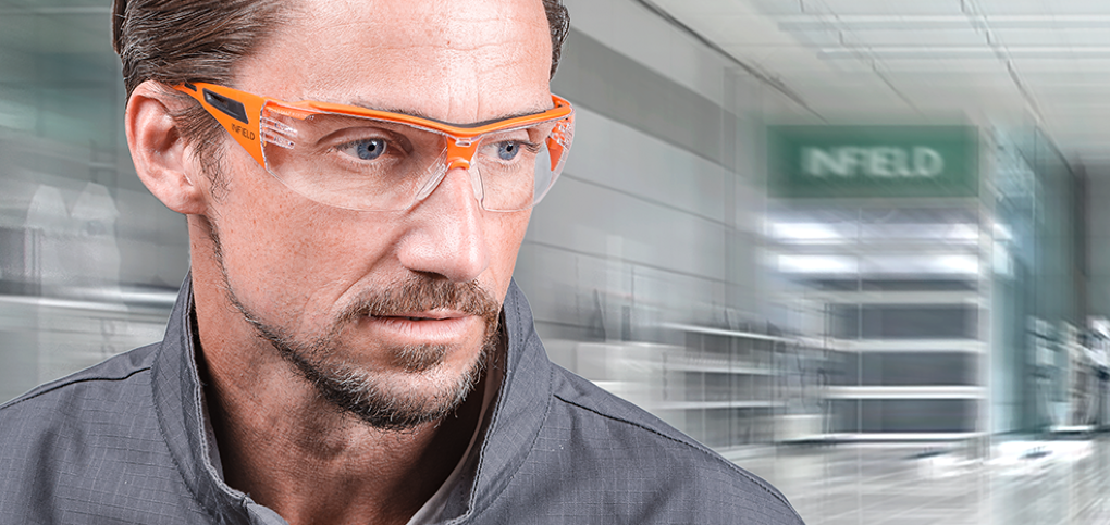 Gesichtsschutz Mit Kopfmontage - Klares Polycarbonat Visier Für Arbeitsschutz