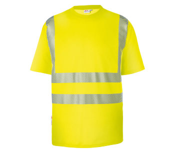 Vizwell Warnschutz T-Shirt Warnschutzshirt Herren Warnshirt Arbeitskleidung 