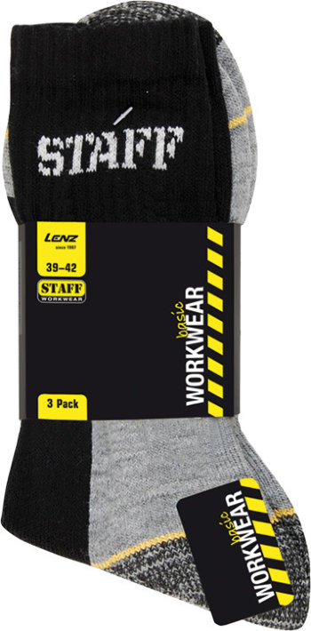 Staff Worker Socken Basic 3er Pkg.