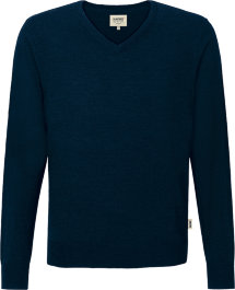 HAKRO V-Pullover 144 Merino, tinte