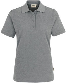 HAKRO Damen-Polo Performance 216, grau meliert