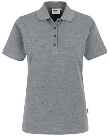 HAKRO Damen Polo 110 Classic, graumeliert