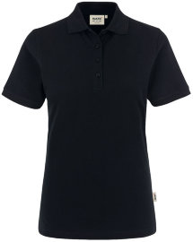 HAKRO Damen Polo 110 Classic, schwarz