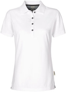 HAKRO Damen Polo 214 Cotton-Tec, weiß