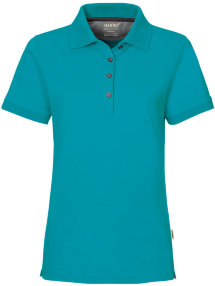 HAKRO Damen Polo 214 Cotton-Tec, smaragd