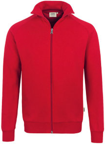 HAKRO Sweatjacke 606 College, rot