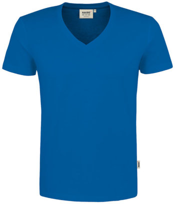 HAKRO V-Shirt Modern 296, royalblau
