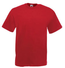 Fruit of the Loom T-Shirt Value Weight, dunkelrot