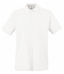 Fruit of the Loom Polo Premium, weiß