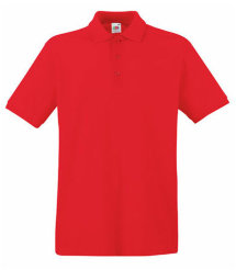 Fruit of the Loom Polo Premium, rot