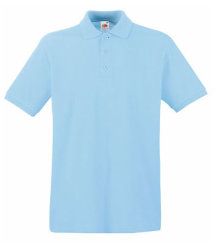 Fruit of the Loom Polo Premium,pastellblau