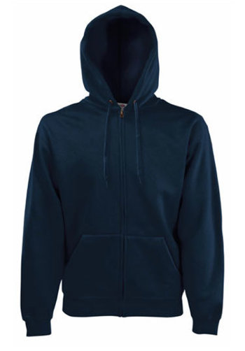 Fruit of the Loom Sweater mit Kapuze und Zip, deepnavy Fruit of the Loom Sweater mit Kapuze und Zip, deepnavy
