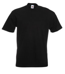 Fruit of the Loom T-Shirt Super Premium, schwarz