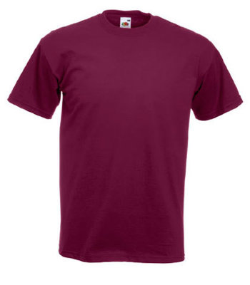 Fruit of the Loom T-Shirt Super Premium, burgund