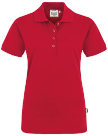 HAKRO Premium Damen Polo 201 Pima-Cotton, rot