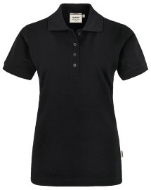 HAKRO Premium Damen Polo 201 Pima-Cotton, schwarz