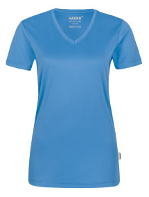 HAKRO Damen V-Shirt Coolmax 187