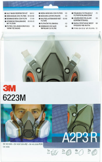 3M Gase- & Dämpfe-Maskenset 6223M A2P3R - © 3M Deutschland GmbH