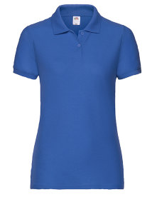 Fruit of the Loom Lady Fit 65/35 Polo, royalblau