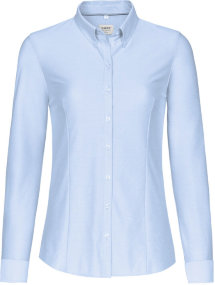 HAKRO Bluse 129 Natural Stretch, ozeanblau