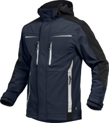 Leibwächter Softshelljacke FLEX-Line, marine/schwarz