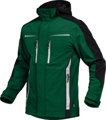 Leibwächter Softshelljacke FLEX-Line, grün/schwarz