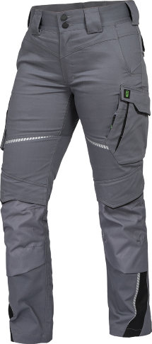 Leibwächter Damen Bundhose FLEX-Line, grau/schwarz