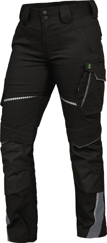 Leibwächter Damen Bundhose FLEX-Line, schwarz/grau