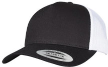 Flexfit Retro Trucker Cap 2-Tone, schwarz/weiß