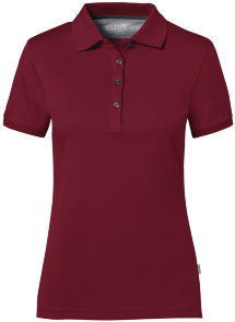 HAKRO Damen Polo 214 Cotton-Tec, weinrot